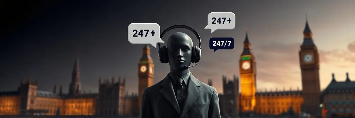 Verification handled as a support process, with timings — no account casinos in the UK